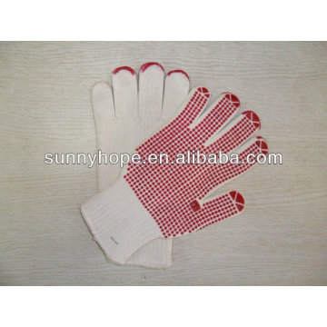 PVC dotted glove for industry working